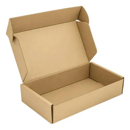 Caja Carton Autoarmable 35x25x10 Cm 10 Unidades Pack Calidad Kraft
