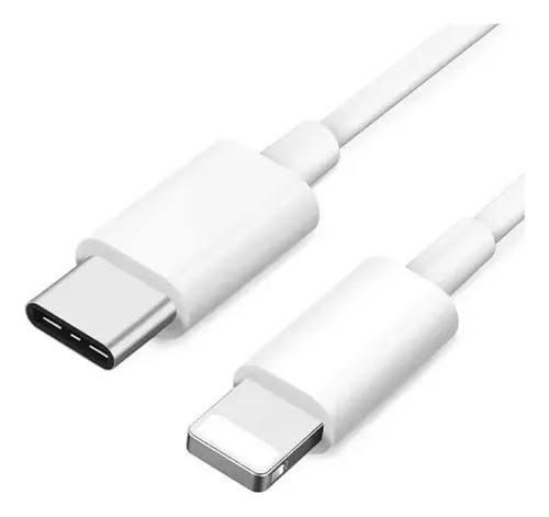 Cable Usb-c Lightning Cabo Usb-c 2m Blanco Para iPhone 11 12 13 14