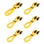 Pack X6 Cable De Datos Sata 3.0 6gbps 40cm Hdd Ssd Hembra Hm Amarillo