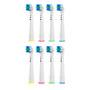 Pack 8 Cabezales De Repuesto Cepillo Compatible Oralb Braun Blanco