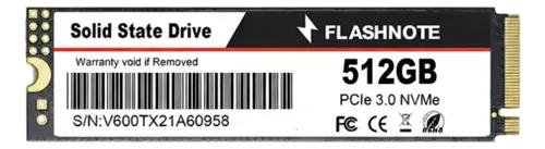 Ssd Nvme Flashnote 512gb M.2 2280 Pcie 3.0 3500mb/s Interno Para Pc Y Notebook Negro
