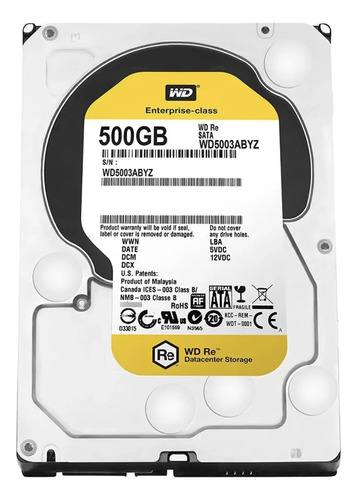 Disco Duro 500gb 3.5 Sata Nas Dvr Nvr Servidor Camaras Video Western Digital