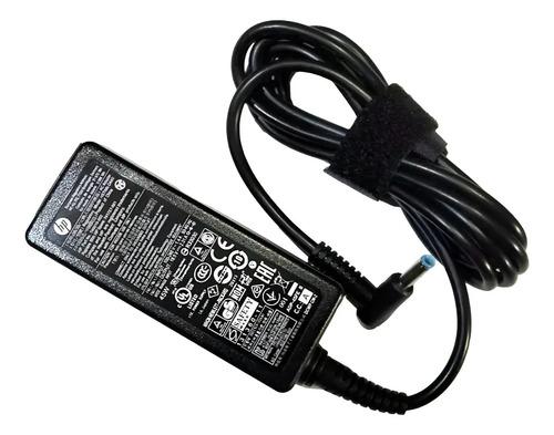 Cargador Hp Punta Azul Original 45w 19.5v 2.31a 4.5x3.0mm  Negro