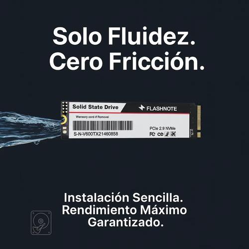 Ssd Nvme M.2 2280 512gb Flashnote 3500mb/s Pcie 3.0 Interno Gamer Negro - imagen 6