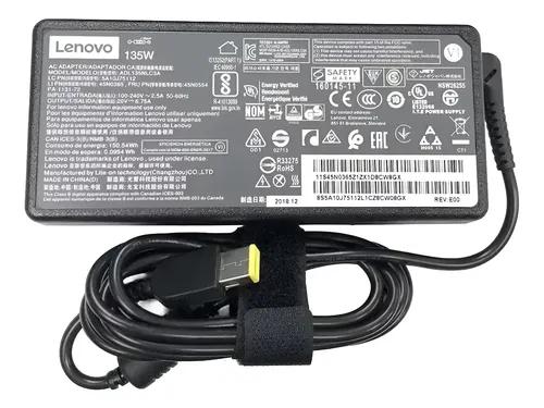 Cargador Lenovo Original Puntarectangular 135W 6.75a 20v
