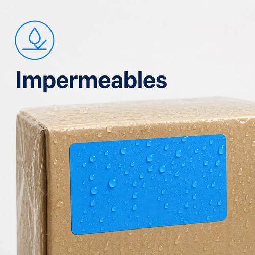 Etiquetas Térmicas Autoadhesivas Flashnote Rollo 10x15cm 500 Etiqueta Impermeables Azul Impermeable - imagen 6