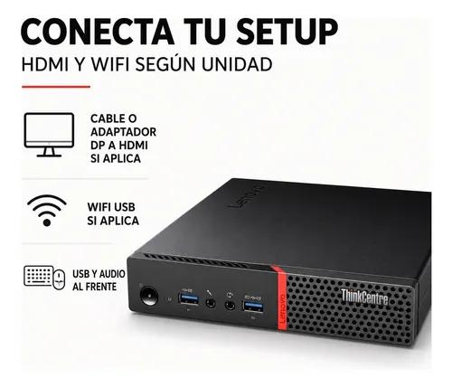 Mini PC Lenovo Thinkcentre Intel 8GB RAM 256GB SSD HDMI WiFi - imagen 4