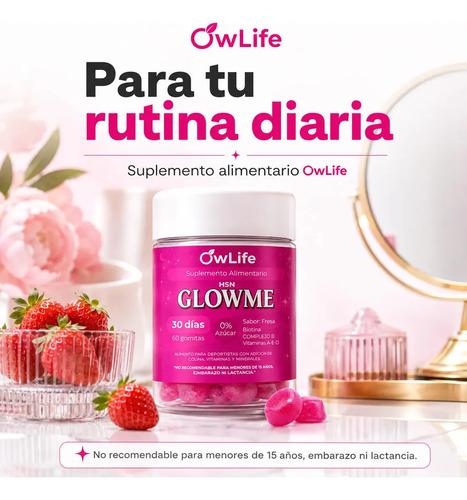 Gomitas De Biotina Owlife Para Pelo, Piel Y Uñas Con Multivitaminas, Sabor Frutilla - imagen 8