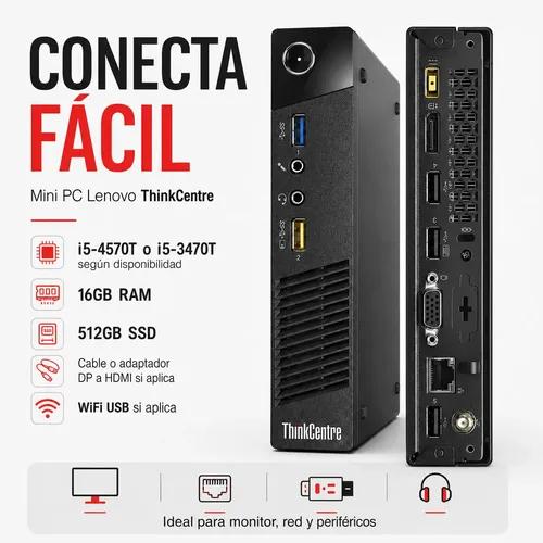 Mini PC Lenovo Thinkcentre I5 16GB RAM 512GB SSD HDMI WiFi - imagen 4