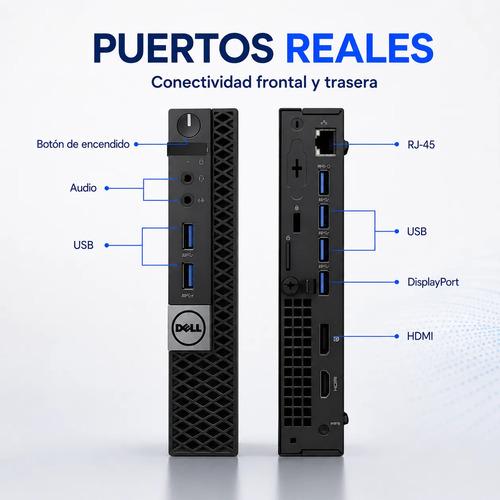 Mini Nuc Mini PC Dell Intel I7 8GB RAM 240GB SSD WiFi HDMI - imagen 3
