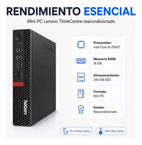 Mini PC Lenovo Thinkcentre I5 16GB RAM 240GB SSD HDMI WiFi - imagen 2
