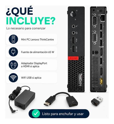 Mini PC Lenovo Thinkcentre I3 8GB RAM 256GB SSD HDMI WiFi - imagen 2