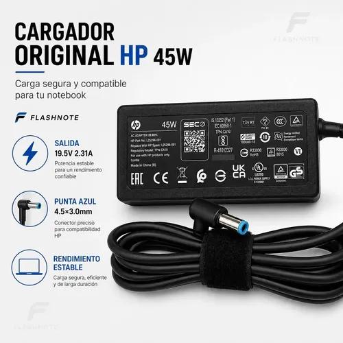 Cargador Hp Punta Azul Original 45w 19.5v 2.31a 4.5x3.0mm  45w 2.31a - imagen 2