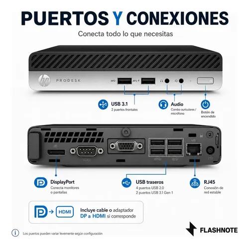 Mini PC Nuc Hp Intel Core I5 16GB RAM 512GB SSD WiFi HDMI - imagen 8