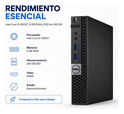 Mini Nuc Mini PC Dell Intel I5 8GB RAM 240GB SSD WiFi HDMI - imagen 3