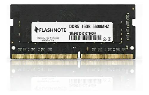 Memoria Ram Ddr5 16gb 5600mhz Flashnote Sodimm Para Notebook