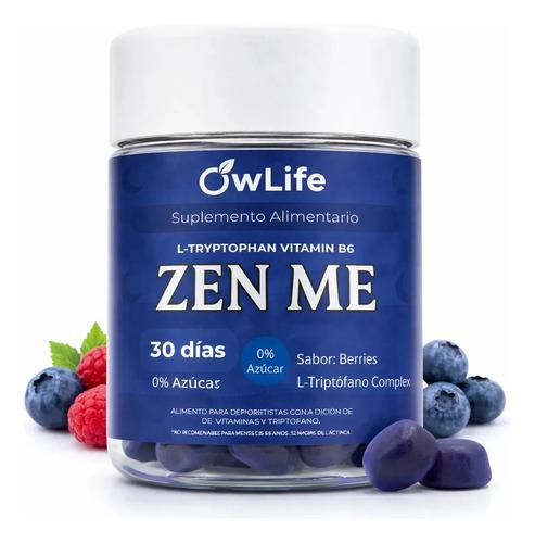 Gomitas Para Dormir Owlife L-triptofano + Vitamina B6 Sabor Berries 30 Días Suplemento Alimenticio Sueño Descanso