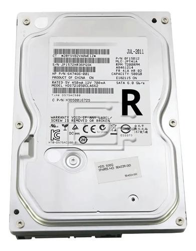 Disco Duro 500gb 3.5 Pc Escritorio Computador Cctv 7200rpm Plateado