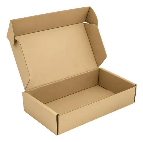 Caja Carton Autoarmable 35x25x10 Cm 10 Unidades Pack Calidad Kraft