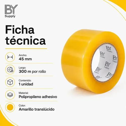 Cinta De Embalaje Bysupply Transparente De Polipropileno Para Cajas, 4.5 Cm X 300 M - imagen 3