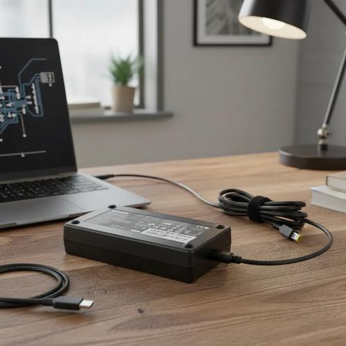 Cargador Lenovo Original Punta Rectangular 170w 8.5a 20v Usb Negro - imagen 3