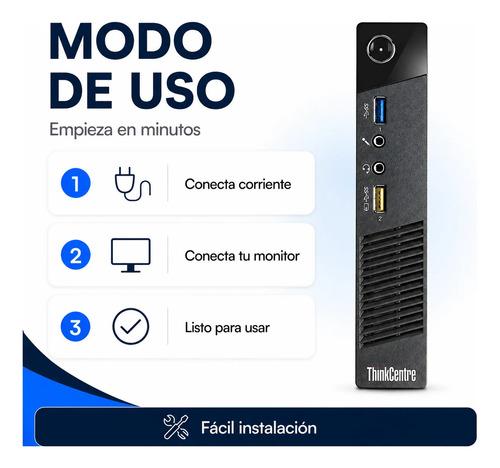 Mini PC Lenovo Thinkcentre I5 8GB RAM 240GB SSD HDMI WiFi - imagen 3
