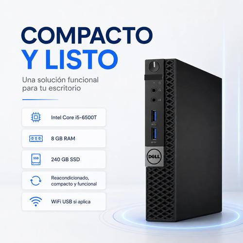 Mini Nuc Mini PC Dell Intel I5 8GB RAM 240GB SSD WiFi HDMI - imagen 9