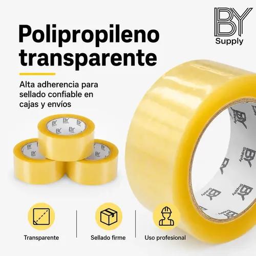 Cinta De Embalaje Bysupply Transparente, Pack De 3, Para Cajas Y De Ecommerce - imagen 8