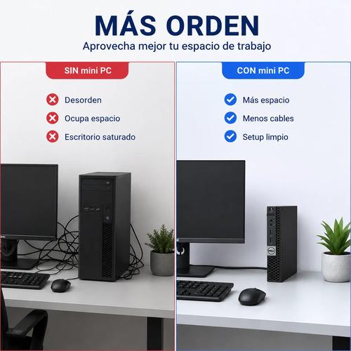 Mini Nuc Mini PC Dell Intel I5 8GB RAM 240GB SSD WiFi HDMI - imagen 5