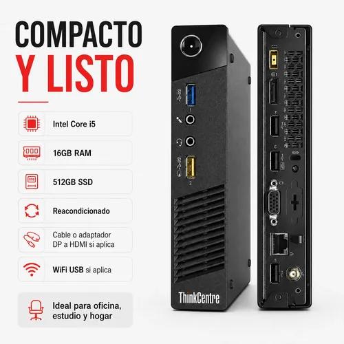 Mini PC Lenovo Thinkcentre I5 16GB RAM 512GB SSD HDMI WiFi - imagen 9
