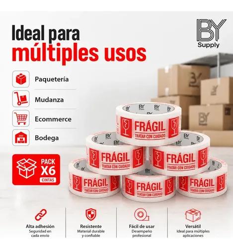 Cinta De Embalaje Bysupply Frágil Para Delicados (pack De 6 Unidades) - imagen 6
