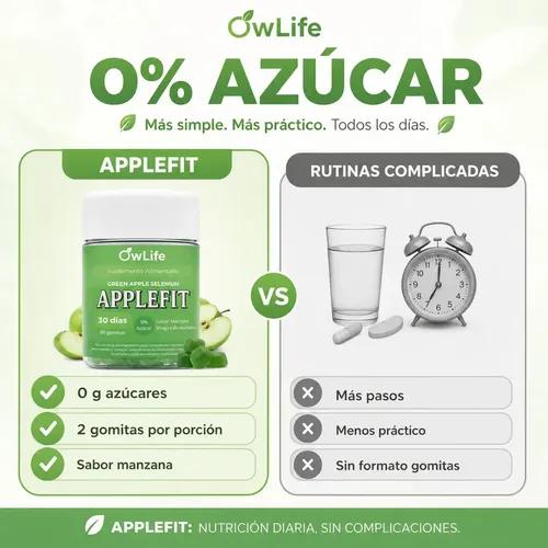 Gomitas De Vinagre De Manzana Owlife Con Magnesio, Selenio Y Zinc Sin Azúcar Para Detox Y Digestión - imagen 6