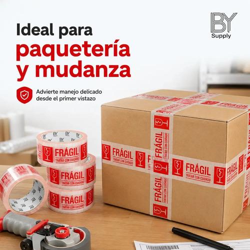 Cinta De Embalaje Bysupply Frágil Para Delicados (pack De 6 Unidades) - imagen 8