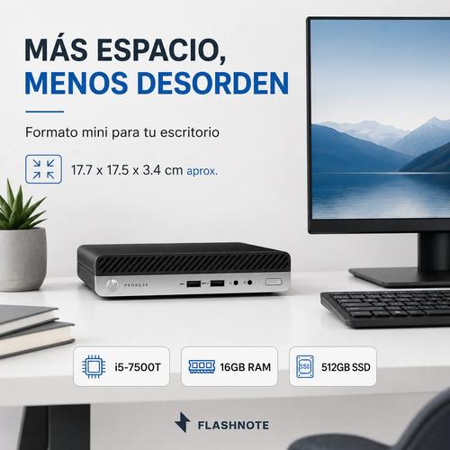 Mini PC Nuc Hp Intel Core I5 16GB RAM 512GB SSD WiFi HDMI - imagen 6