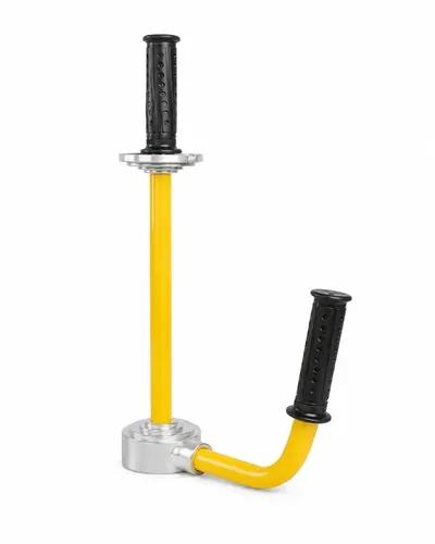 Dispensador Manual Para Film Stretch Bysupply Ergonómico, Para Pallets Y Bodega Amarillo