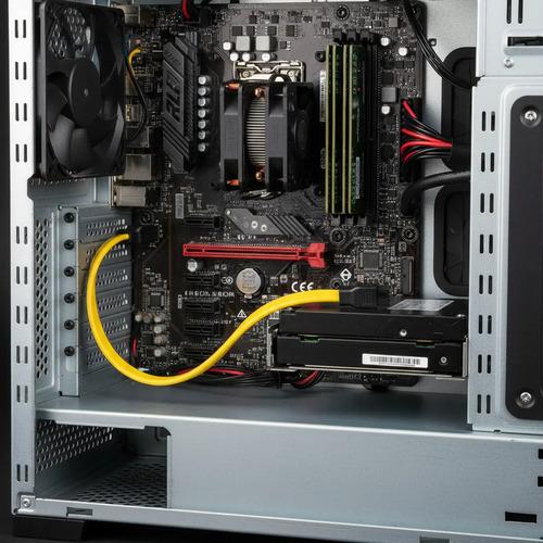 Pack X6 Cable De Datos Sata 3.0 6gbps 40cm Hdd Ssd Hembra Hm Amarillo - imagen 6