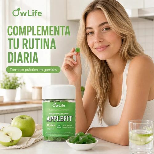 Gomitas De Vinagre De Manzana Owlife Con Magnesio, Selenio Y Zinc Sin Azúcar Para Detox Y Digestión - imagen 3