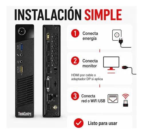 Mini PC Lenovo Thinkcentre I5 16GB RAM 512GB SSD HDMI WiFi - imagen 8
