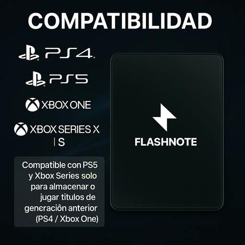 Disco Duro Externo 320gb Para Ps4 Ps3 Ps2 Notebook Mac Pc Negro - imagen 3