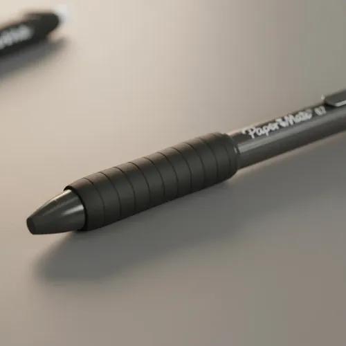 Lapiz Portaminas Papermate 0.7mm + Repuesto Mina Y Goma Set Negro - imagen 6