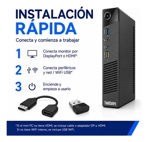 Mini PC Lenovo Thinkcentre I5 8GB RAM 120GB SSD HDMI WiFi - imagen 8
