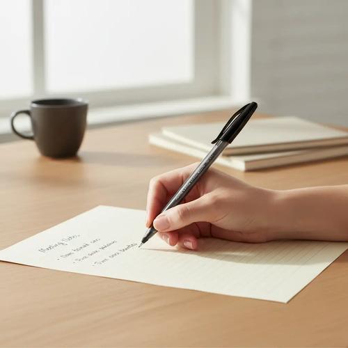 Lapiz Pasta Bolígrafo Papermate Punta Fina Suave Oficina X12 - imagen 4