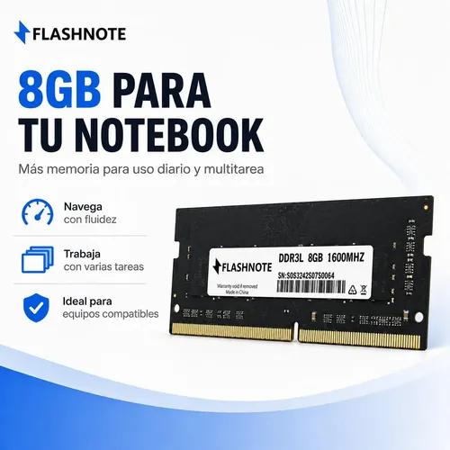 Memoria Ram 8gb Ddr3l 1600mhz Sodimm 1.35v Para Notebook Flashnote - imagen 5