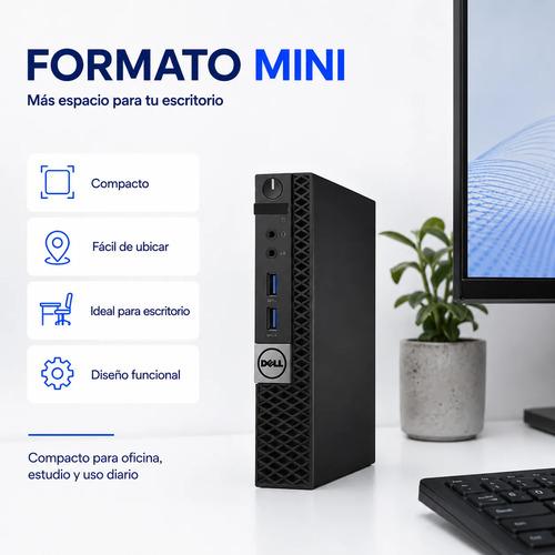 Mini Nuc Mini PC Dell Intel I7 8GB RAM 240GB SSD WiFi HDMI - imagen 7