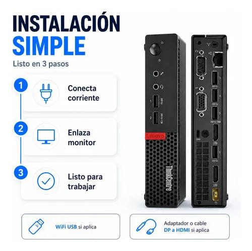 Mini PC Lenovo Thinkcentre I5 8GB RAM 240GB SSD HDMI WiFi - imagen 9