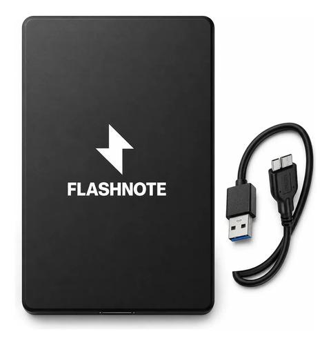 Disco Duro Externo Flashnote 500GB USB 3.0 HDD Compatible con PC Notebook Mac MacBook Ps2 PS3 PS4 Xbox One Smart Tv Nintendo Consolas Color Negro 500GB Negro