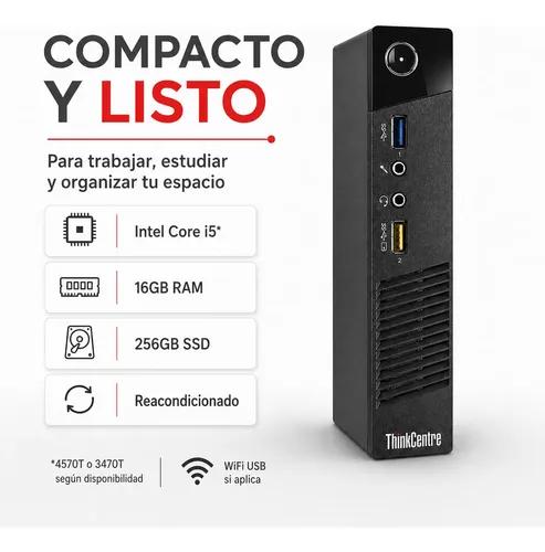 Mini PC Lenovo Thinkcentre I5 16GB RAM 256GB SSD HDMI WiFi - imagen 9