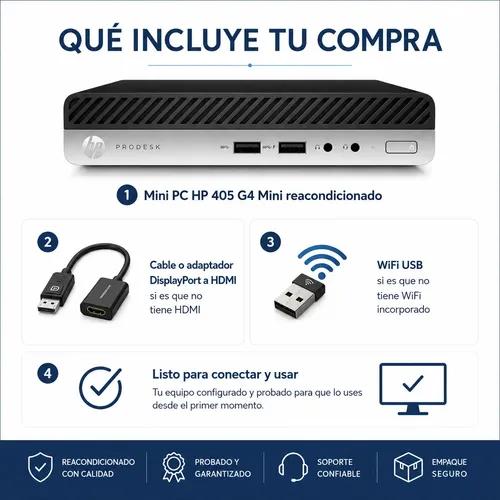 Mini PC Nuc Hp Ryzen 5 16GB RAM 512GB SSD WiFi HDMI W11 Pro - imagen 3