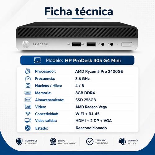 Mini PC Nuc Hp Ryzen 5 8GB RAM 256GB SSD WiFi HDMI W11 Pro - imagen 8
