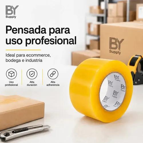 Cinta De Embalaje Bysupply Transparente De Polipropileno Para Cajas, 4.5 Cm X 300 M - imagen 8